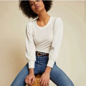 Nation LTD Loren Puff Sleeve Top